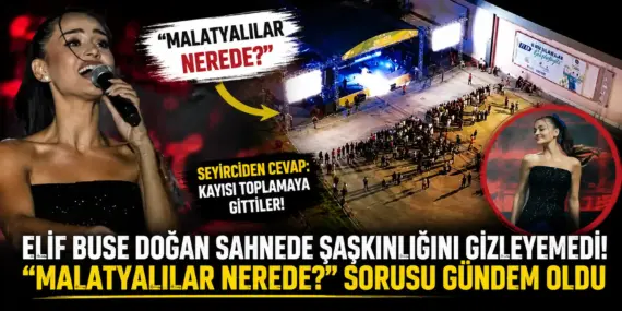 Elif Buse Doğan Sahnede Şoke Oldu! “Malatyalılar Nerede?” Sorusu Gündem Yarattı