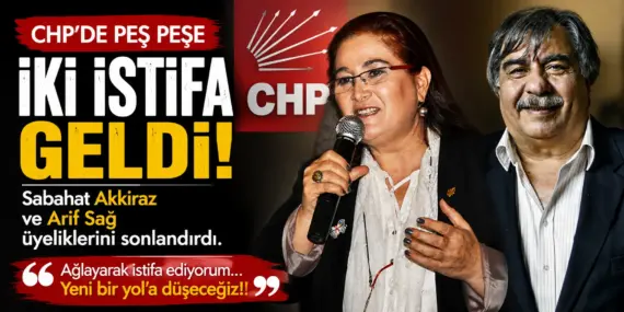 CHP’de Sarsan Ayrılık! İki Usta Sanatçı Partiye Veda Etti