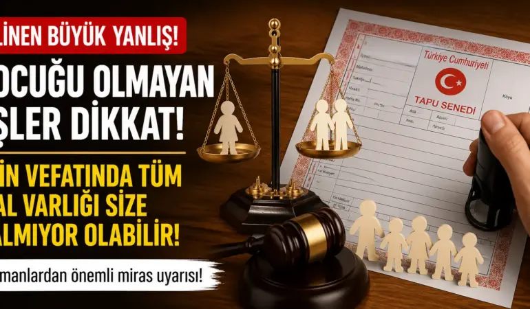 Milyonları İlgilendiren Gerçek! Eşiniz Sandığınız Gibi Tek Mirasçı Olmayabilir