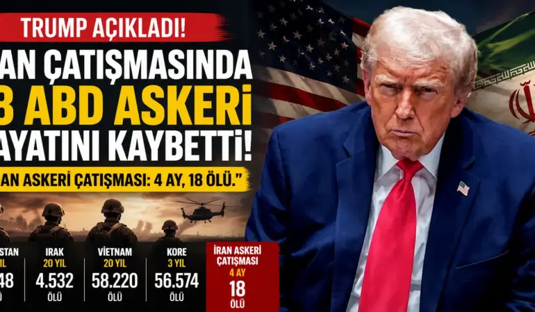 Trump 4 Aylık Savaş Bilançosunu Açıkladı! İran Çatışmalarında 18 ABD Askeri Öldü