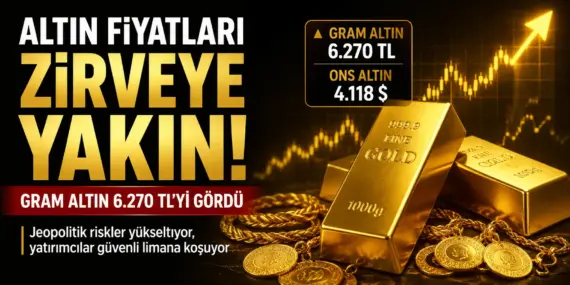 Altın Fiyatları Coştu! Gram Altında Yükseliş Hız Kesmiyor