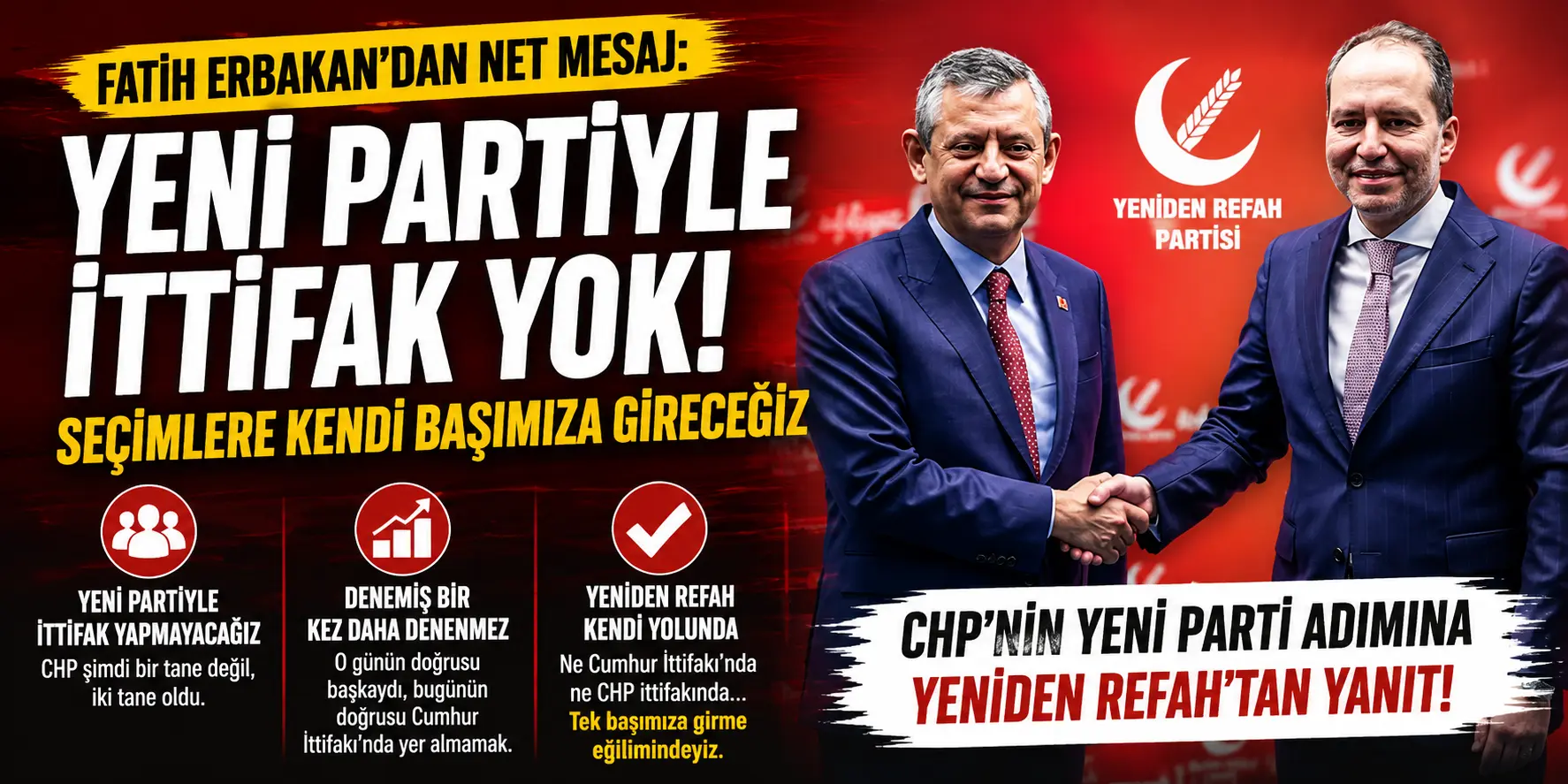 İttifak Dengeleri Altüst Oluyor! Erbakan’dan Çok Konuşulacak Karar