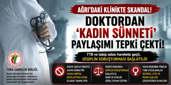 Ağrı’da Gündemi Sarsan Olay! Sosyal Medya Paylaşımı Sonrası TTB Harekete Geçti
