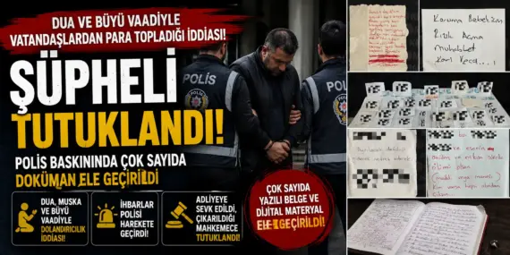 Vatandaşların İnancını İstismar Ettiği İddiası! Polis Baskınında Dikkat Çeken Belgeler Ele Geçirildi