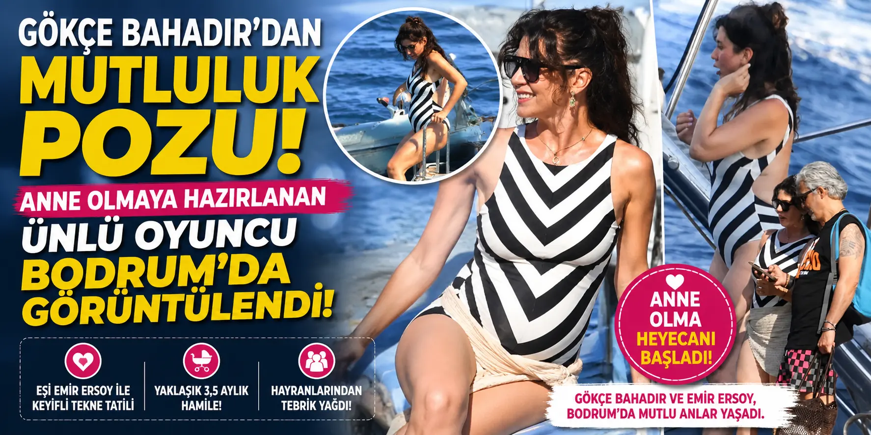 Gökçe Bahadır Bodrum’da Ortaya Çıktı! Hamilelik Görüntüsü Gündem Oldu