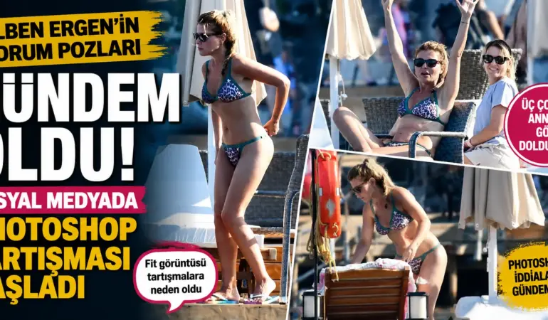 Gülben Ergen Paylaştı, Sosyal Medya İkiye Bölündü! Gerçek mi Photoshop mu?