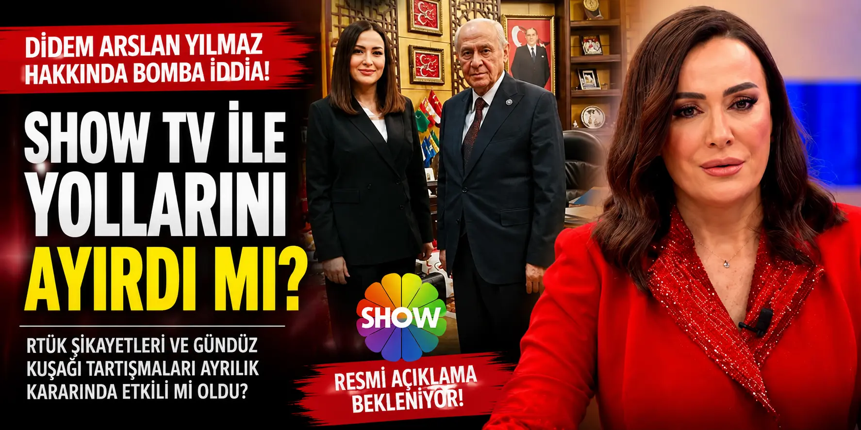 Show TV’de Flaş Gelişme! Didem Arslan Yılmaz’ın Geleceği Tartışılıyor