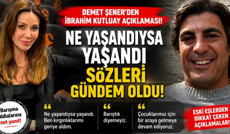Yıllar Sonra Gelen İtiraf! Demet Şener Eski Eşi İbrahim Kutluay Hakkında Konuştu