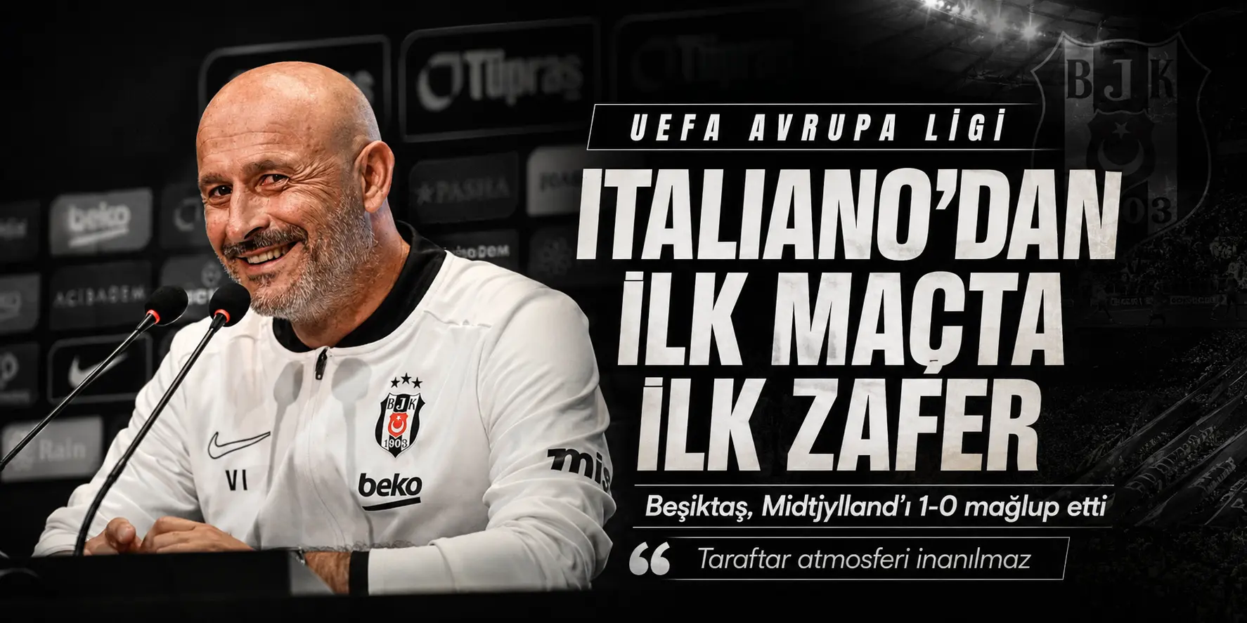 İlk Maç, İlk Zafer, İlk Mesaj! Italiano’dan Dikkat Çeken İtiraf