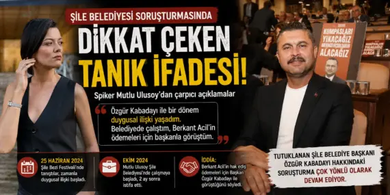 Şile Belediyesi Soruşturmasında Şok İfade! Spiker Sevgili İlişkiyi Tek Tek Anlattı