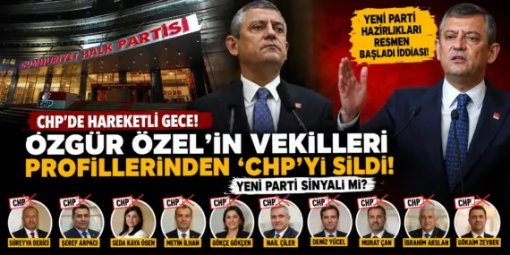 Yeni Parti Öncesi CHP’de Büyük Kırılma! Çok Sayıda Vekilden Dikkat Çeken Adım