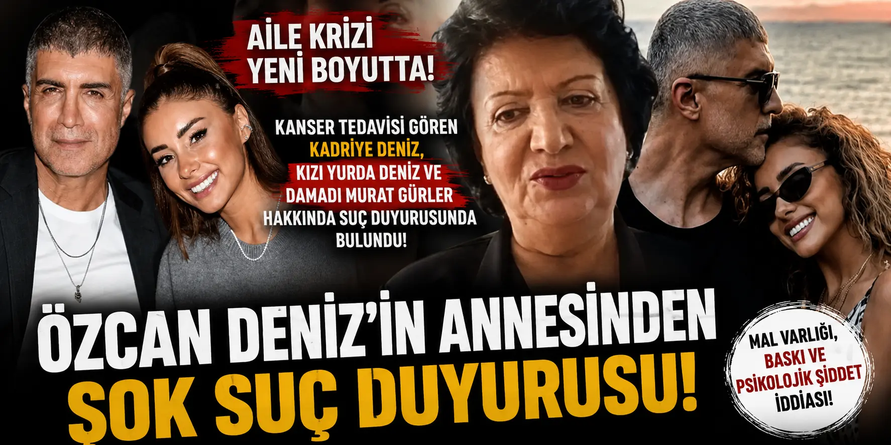 Özcan Deniz’in Ailesinde Kılıçlar Çekildi! Anne Deniz’den Savcılık Hamlesi