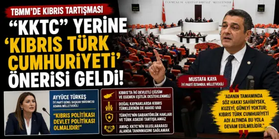 TBMM’de Kıbrıs İçin Tarihi Çıkış! KKTC’nin Adı Değişsin Önerisi Gündemi Sarstı