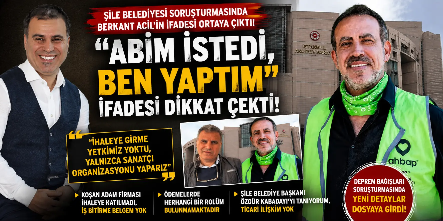 Şile Soruşturmasında Bomba Detay! “Abim İstedi, Ben Yaptım” Sözleri Gündemde
