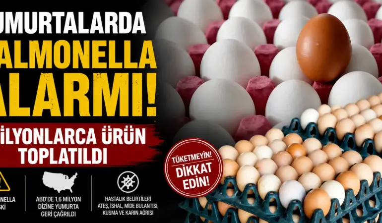 Kahvaltı Sofraları İçin Kritik Uyarı! Bu Yumurtalar Geri Çağrılıyor