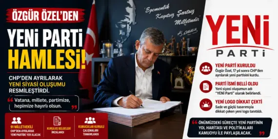 Yeni Parti İçin Düğmeye Basıldı! Özgür Özel’in Hamlesi Gündem Oldu