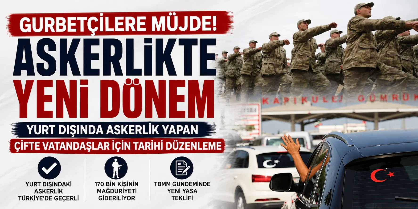 Askerlikte tarihi değişiklik! 170 bin kişiyi ilgilendiren düzenleme Meclis’te