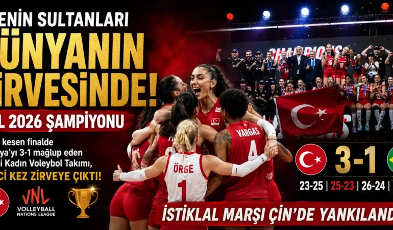 Tarih Yazdılar! Filenin Sultanları Kupayı İkinci Kez Türkiye’ye Getirdi