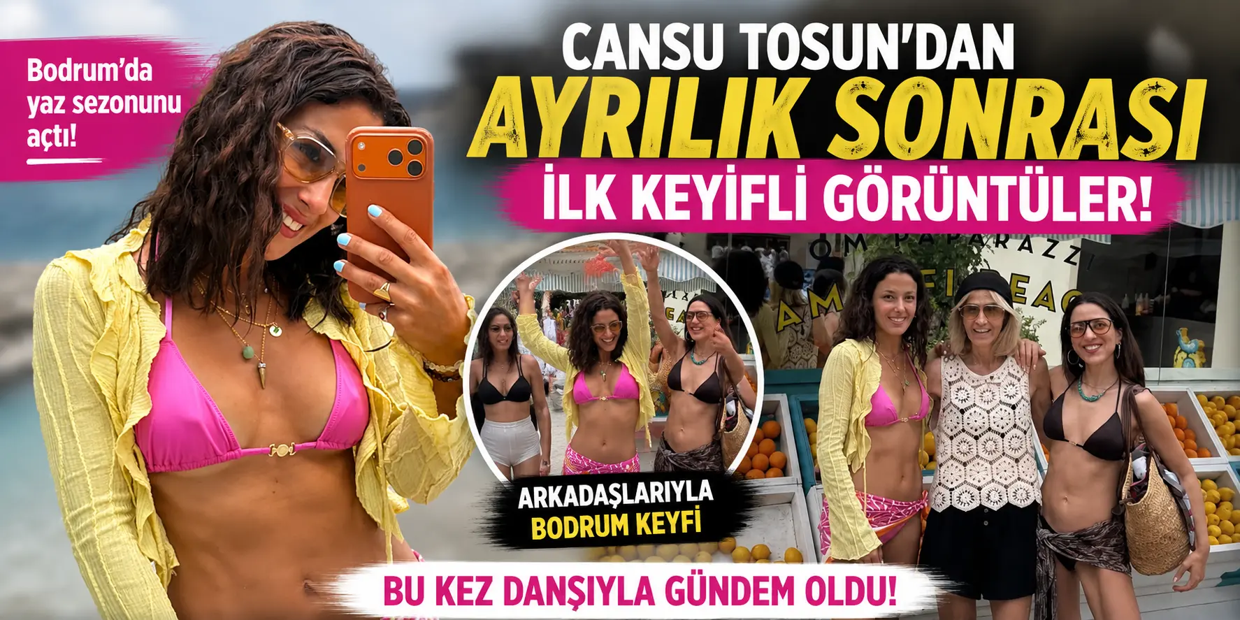 Boşanmanın Ardından İlk Görüntü! Cansu Tosun Bodrum’da Gündem Oldu