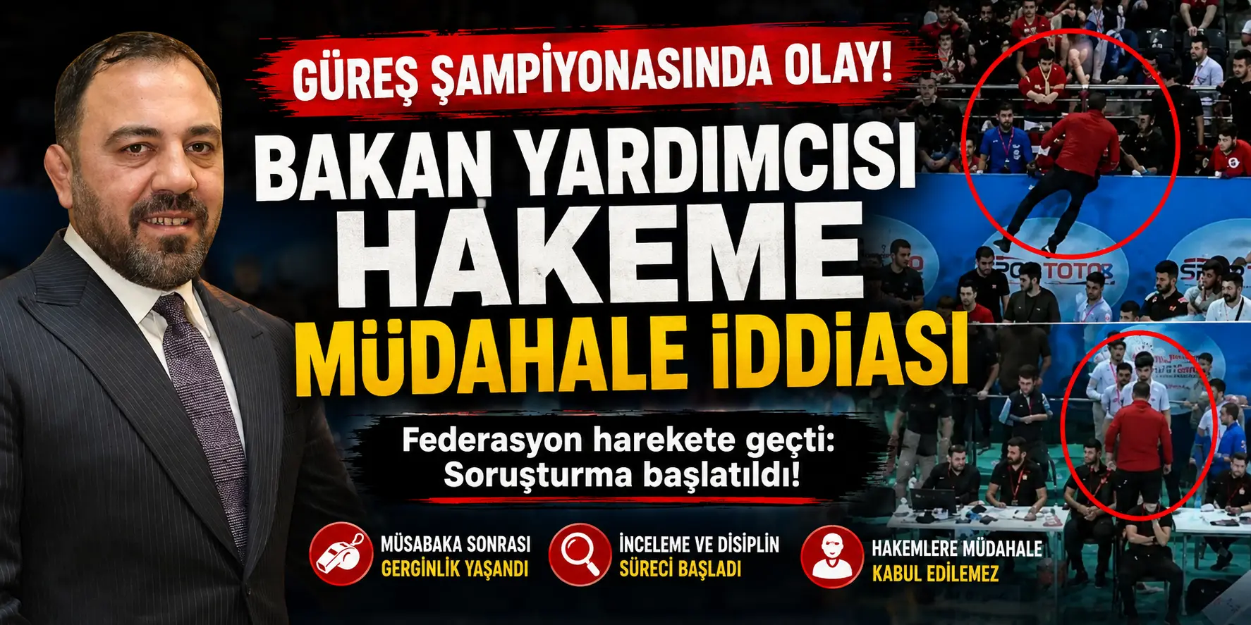Güreş Şampiyonasında Kriz! Hamza Yerlikaya İddiaları Sonrası Federasyon Harekete Geçti