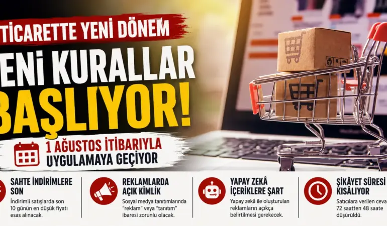 1 Ağustos’tan Sonra Her Şey Değişecek! İnternetten Alışverişte Yeni Kurallar