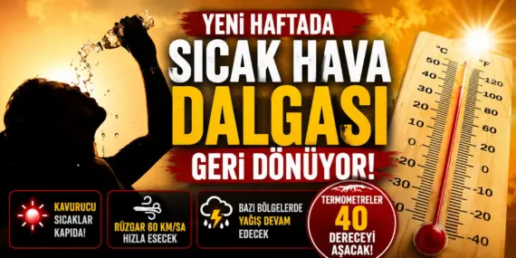 Türkiye kavrulacak! Meteoroloji’den 40 derece uyarısı