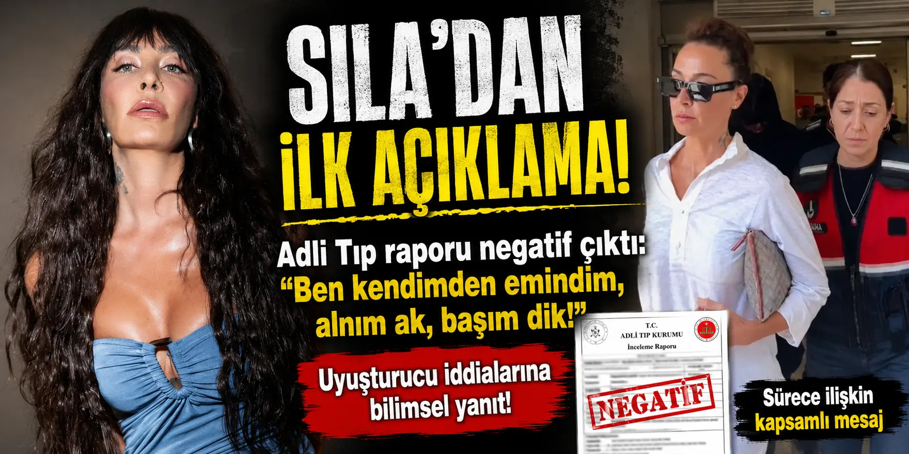 Uyuşturucu iddiaları çöktü! Sıla sessizliğini tek cümleyle bozdu