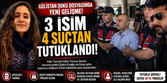 Gülistan Doku dosyasında deprem etkisi! Tuncay Sonel’e 4 suçtan bir tutuklama daha