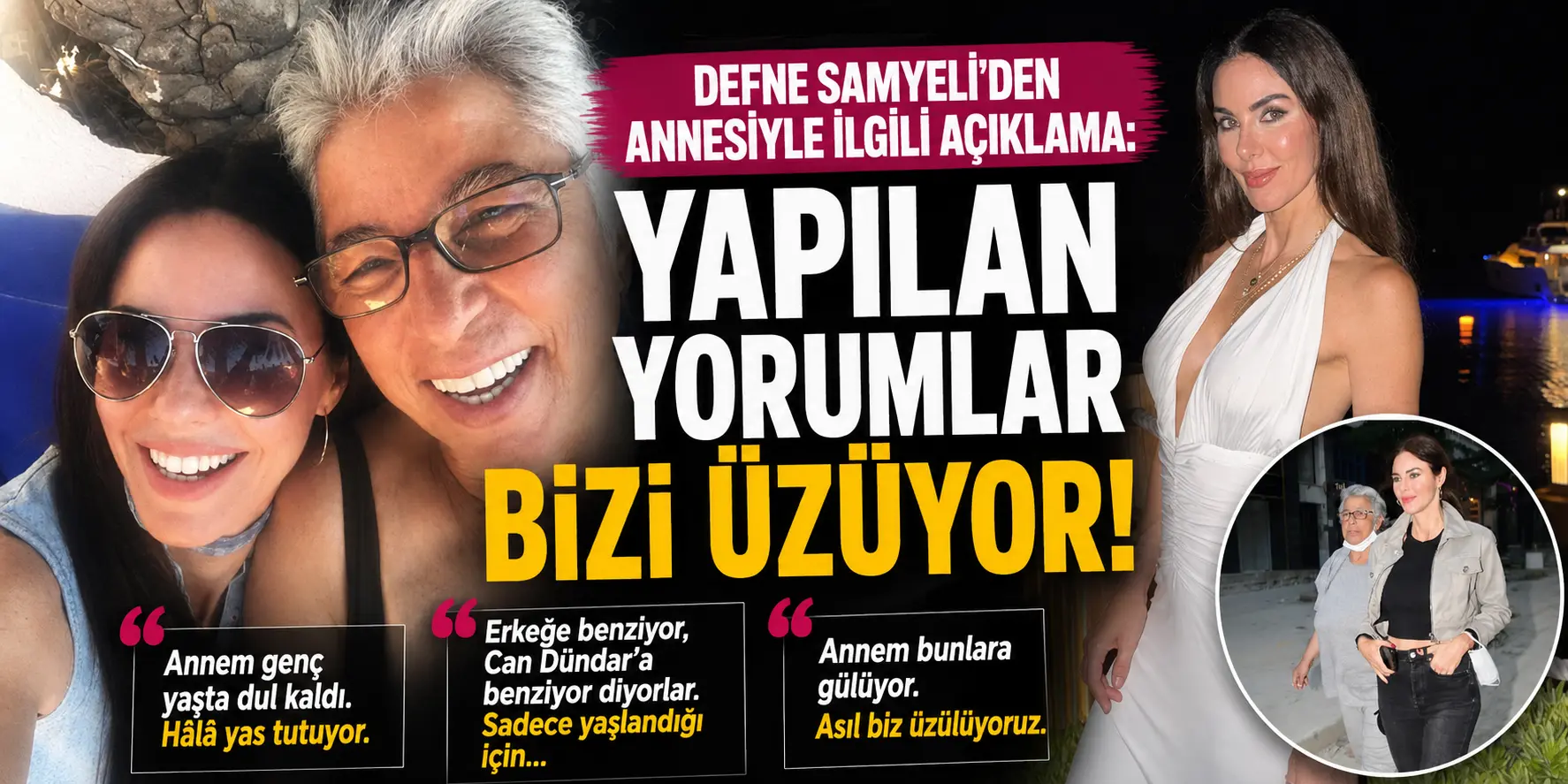 Defne Samyeli’den annesine yapılan yorumlara sert tepki