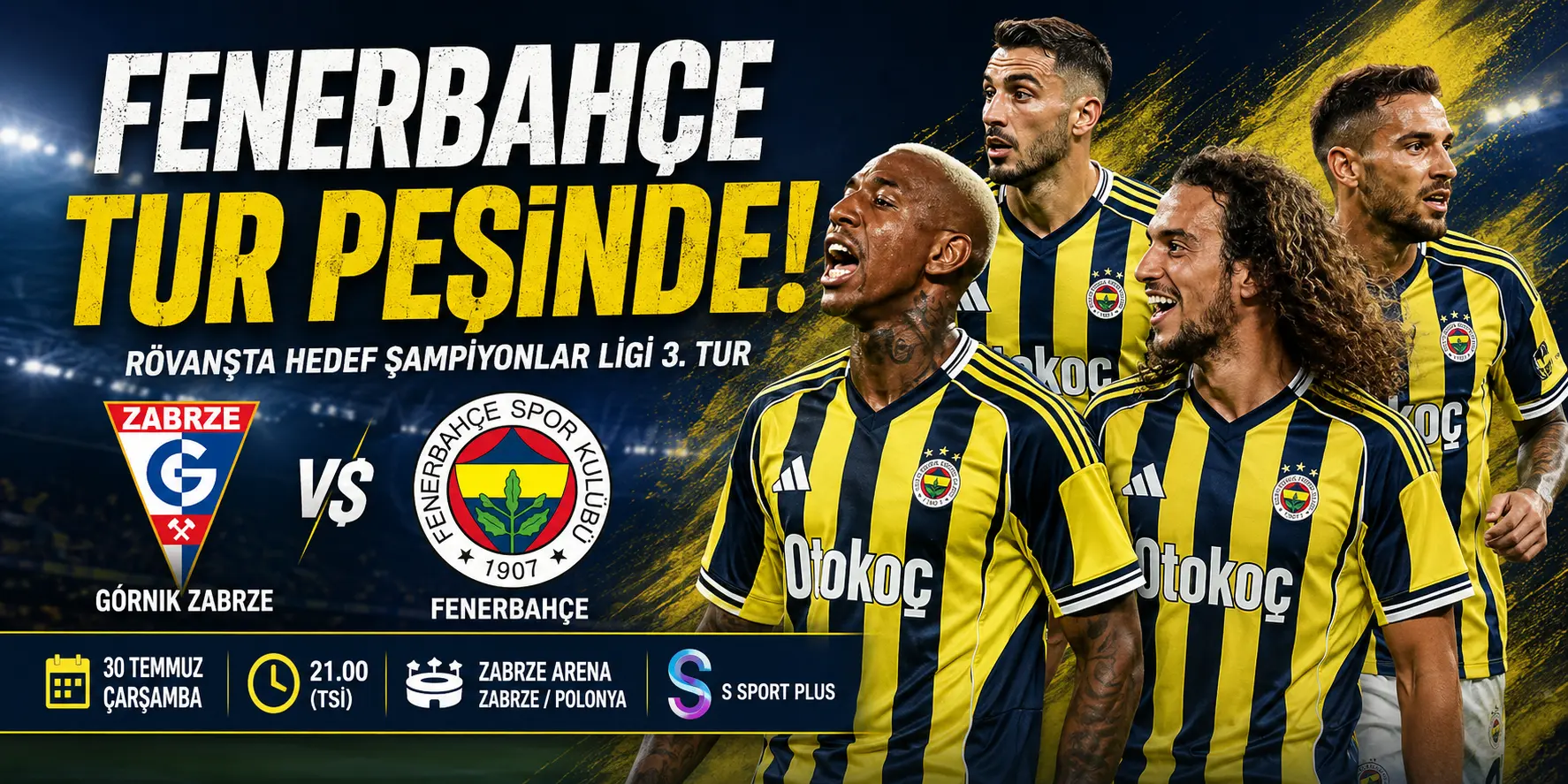 Fenerbahçe’ye Devler Ligi Kapısı Aralanıyor! Rövanşta Nefesler Tutuldu