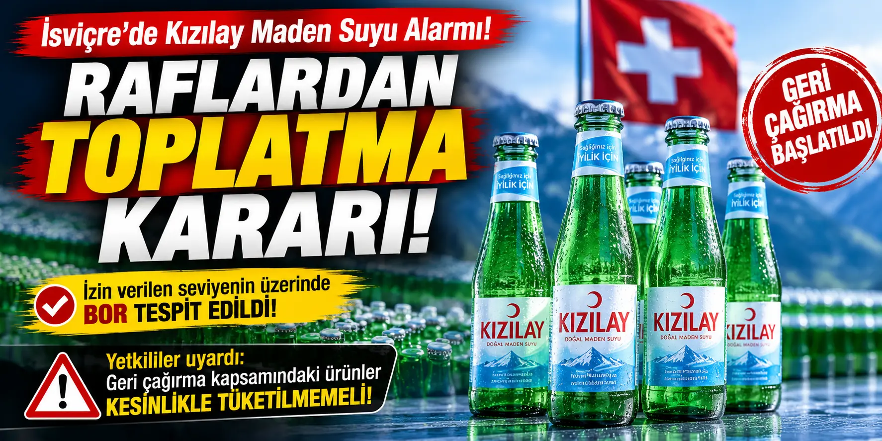 Türk Maden Suyuna Avrupa Darbesi! İsviçre’den Kritik Karar