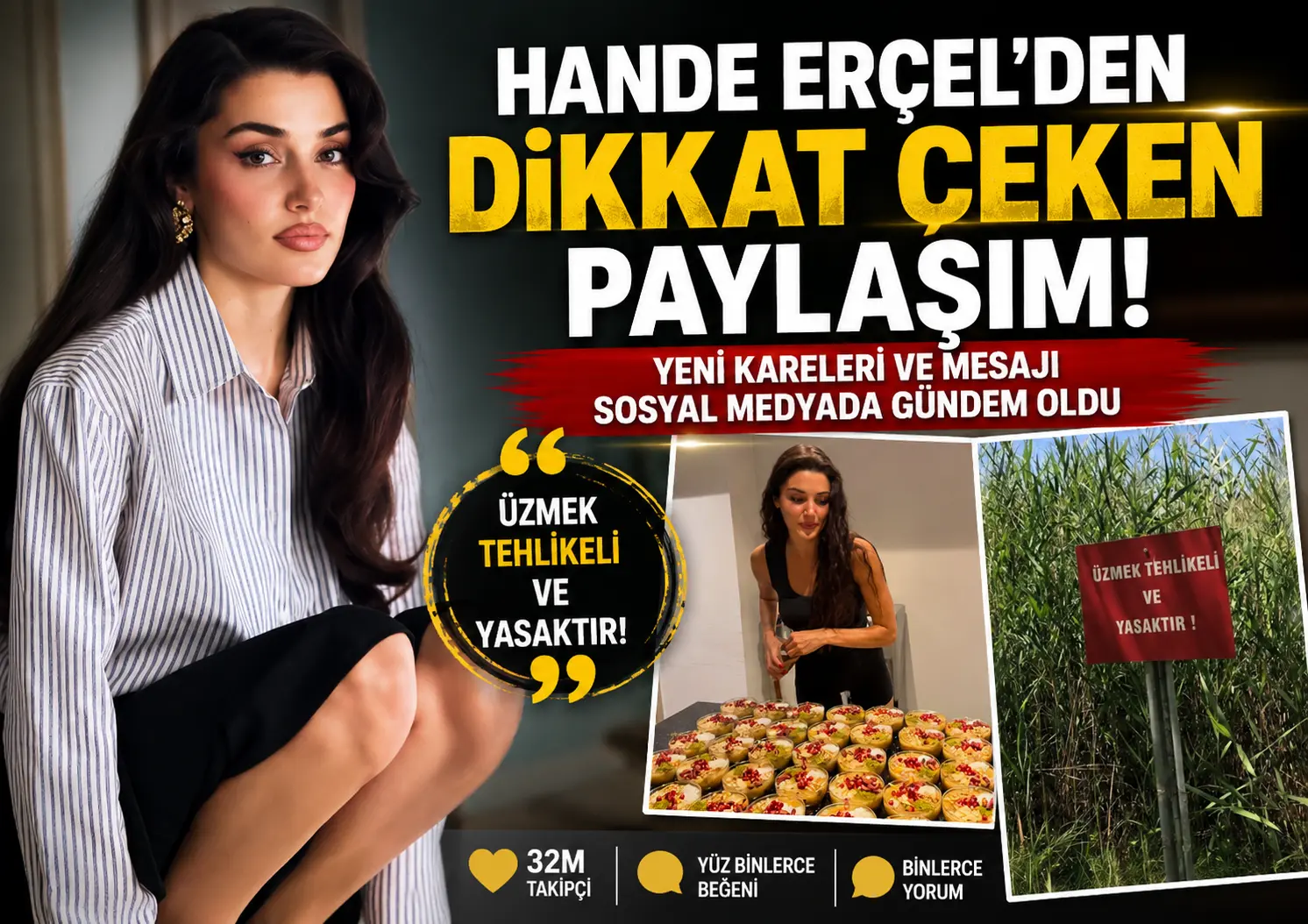 Hande Erçel Yine Gündemde! Fotoğrafları Dakikalar İçinde Viral Oldu