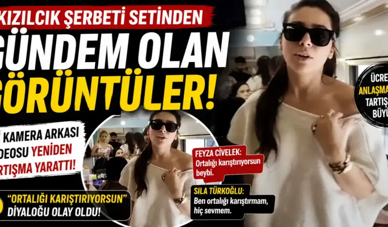 Sıla Türkoğlu Krizi Yeniden Alevlendi! Kamera Arkası Görüntüsü Olay Oldu