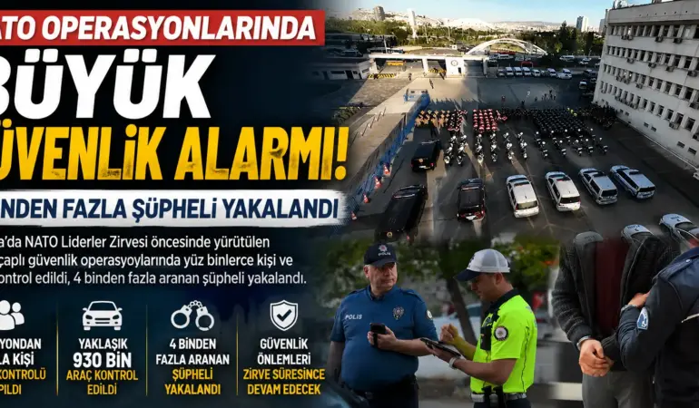 NATO Zirvesi Öncesi Dev Operasyon! 4 Binden Fazla Şüpheli Yakalandı