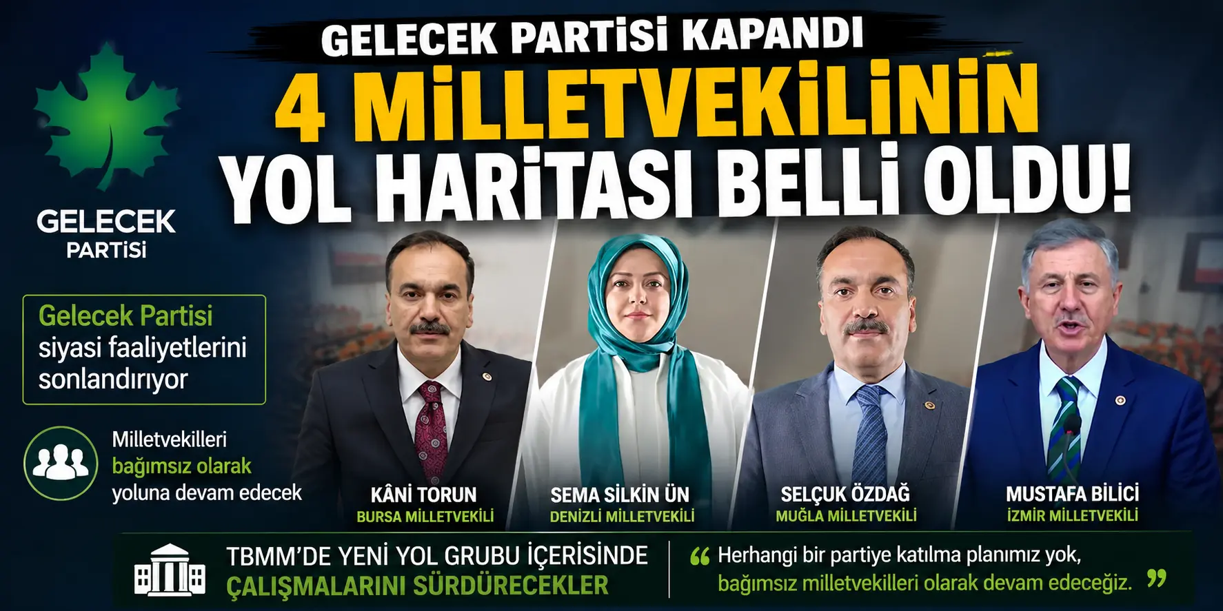 Ankara’da Gündemi Sarsan Gelişme! Davutoğlu’nun Partisi Feshedildi