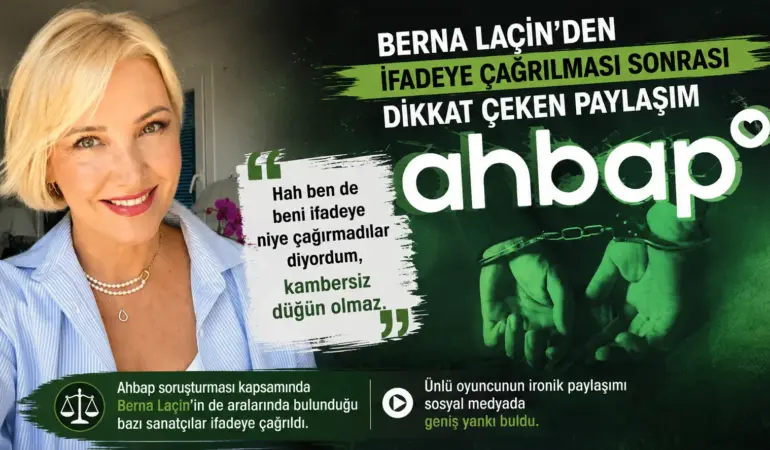 Berna Laçin’den Olay Paylaşım! İfadeye Çağrılmasının Ardından Sessizliğini Böyle Bozdu