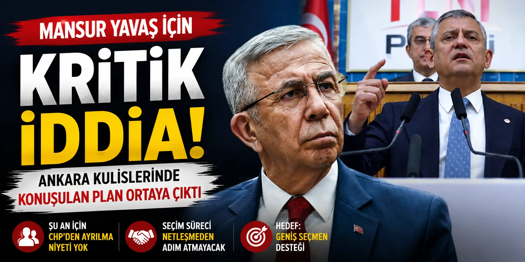 Ankara Kulisleri Karıştı! Mansur Yavaş’ın Yeni Parti Planı Ortaya Çıktı