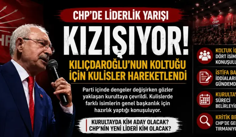 CHP’de Koltuk Savaşı Resmen Başladı! Kılıçdaroğlu’nun Yerine 4 Güçlü Aday