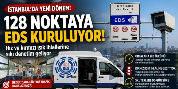 İstanbul’da Sürücülere Sıkı Takip! 128 Noktaya Yeni Nesil EDS Kuruluyor