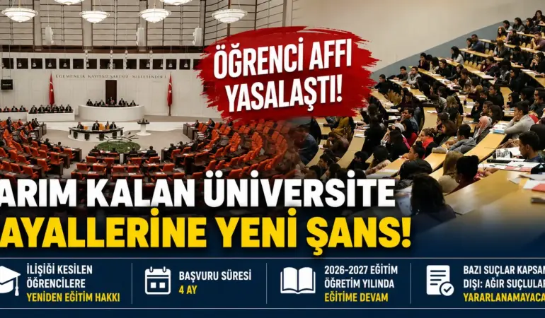 Yıllar Sonra Gelen Fırsat! Üniversiteyle İlişiği Kesilenlere Geri Dönüş Hakkı
