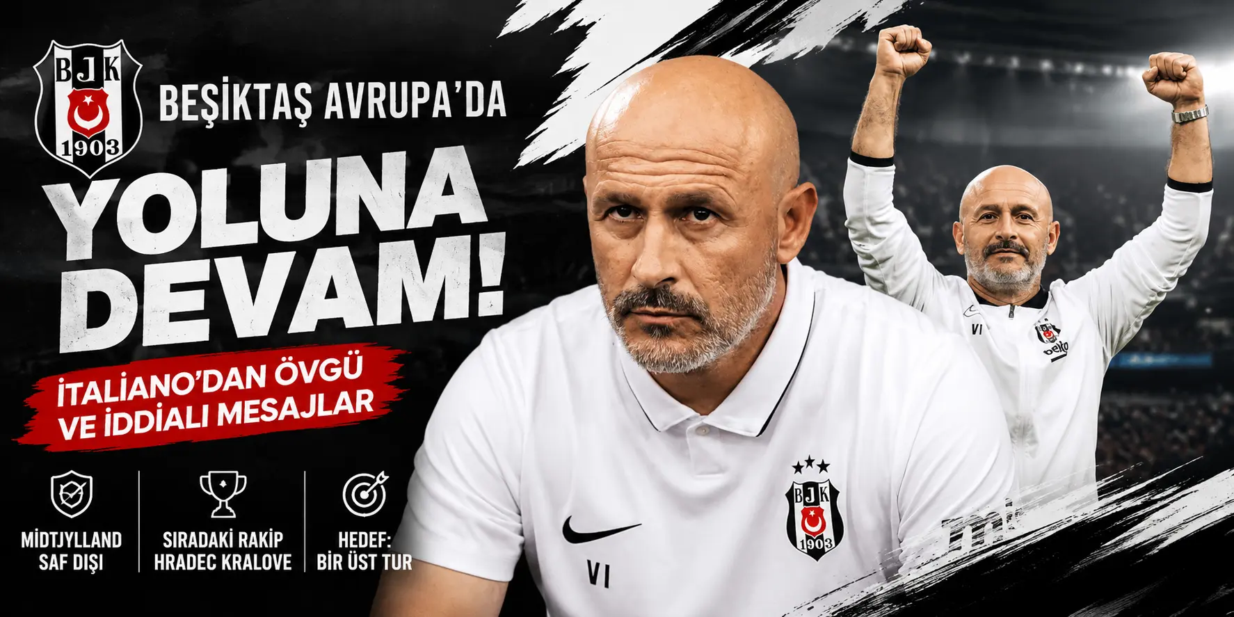 Danimarka’da Tarihi Gece! Beşiktaş Rakibini Ezdi, Italiano’dan Güç Gösterisi