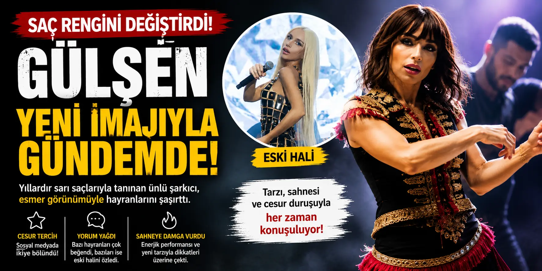 Sarışın Gülşen Tarihe Karıştı! Ünlü Şarkıcının Yeni Hali Gündem Oldu