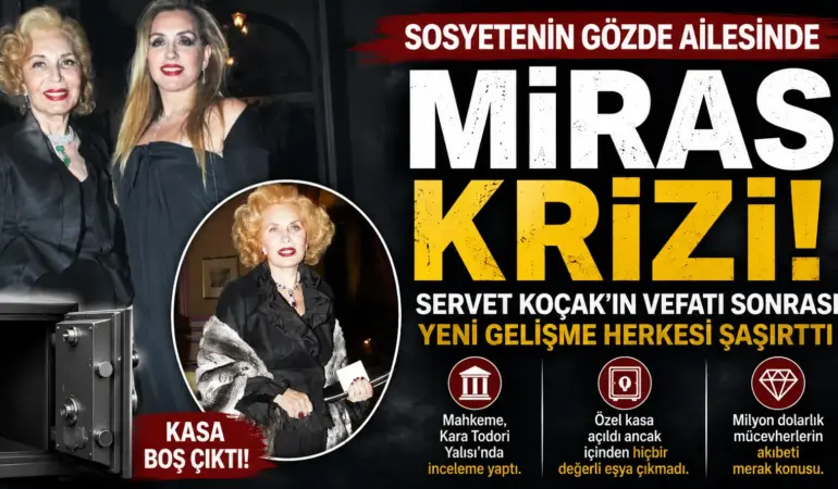Miras Savaşında Yeni Perde! Açılan Kasadan Tek Bir Değerli Eşya Çıkmadı