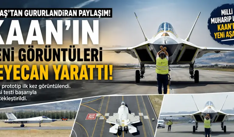 Türkiye’nin gurur projesinde kritik aşama! KAAN’ın son hali ortaya çıktı