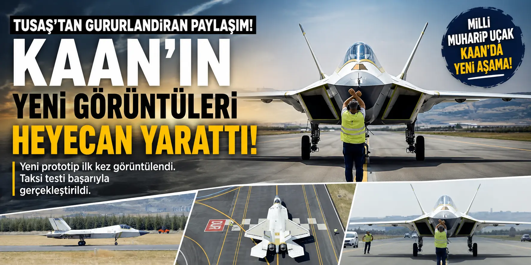 Türkiye’nin gurur projesinde kritik aşama! KAAN’ın son hali ortaya çıktı