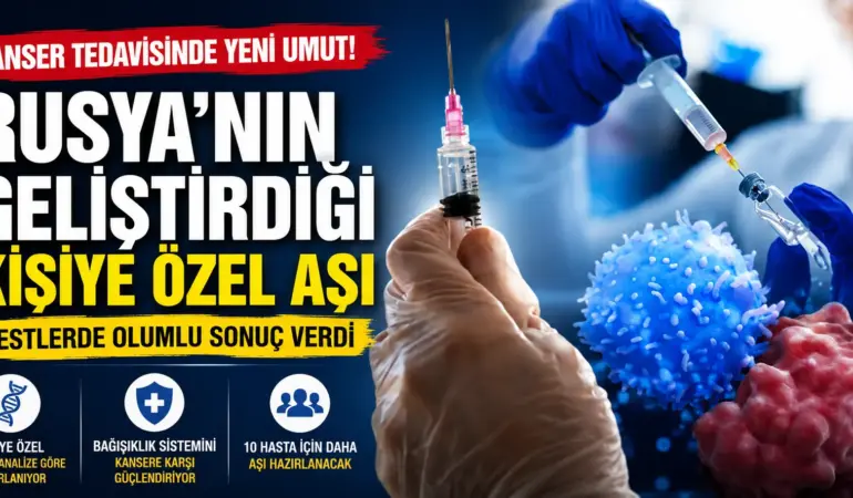 Milyonlarca hastaya umut olabilir! Kişiye özel kanser aşısında yeni dönem