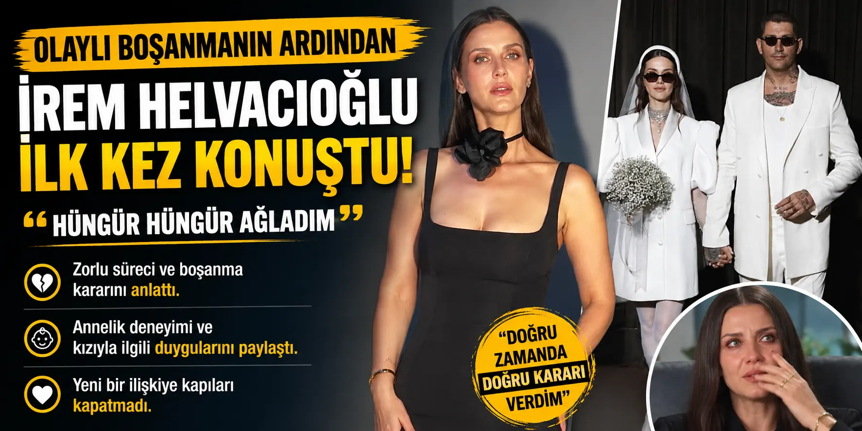 Boşanma sonrası bomba açıklama! İrem Helvacıoğlu yaşadıklarını ilk kez anlattı