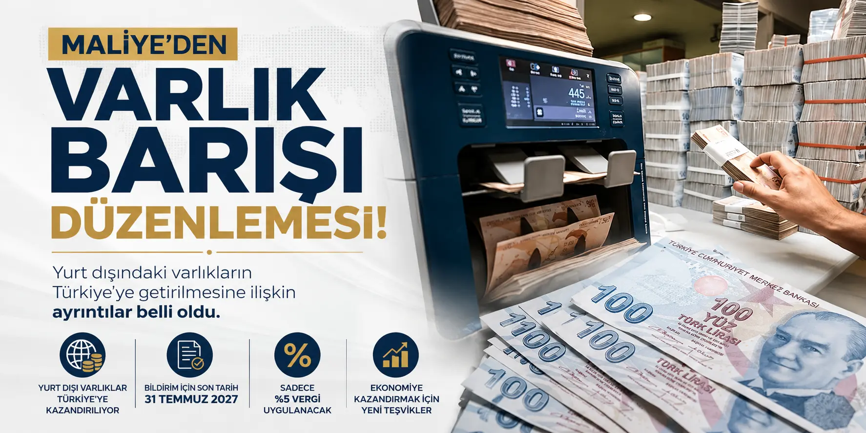 Maliye Düğmeye Bastı! Varlık Barışında Yeni Dönem Resmen Başladı