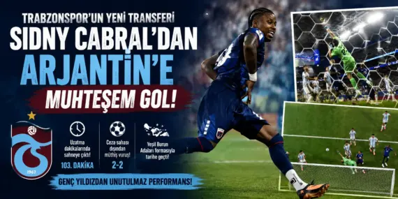 Trabzonspor’un Yeni Yıldızı Arjantin’i Böyle Avladı! Muhteşem Gol Gündem Oldu
