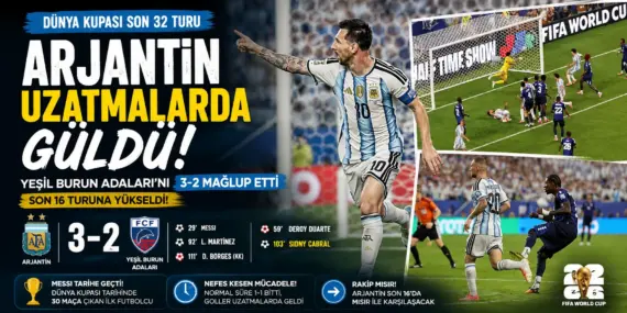 Messi Sahneye Çıktı! Arjantin Uzatmalarda Nefes Kesen Zaferle Turladı